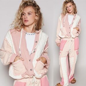 Stylish Pink and Cream Women's Jumpsuit